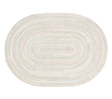Confetti Braided Reversible Oval Rug, Multi, 5x7 - Image 0