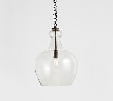 Flynn Oversized Recycled Glass Pendant - Image 0