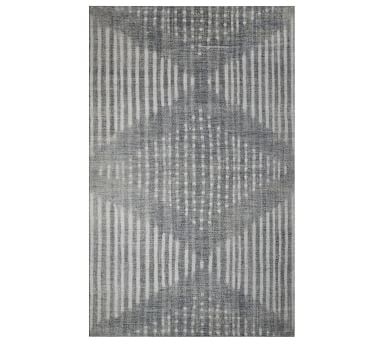 Shibori Indoor/Outdoor Rug, 8' x 10', Gray - Image 3