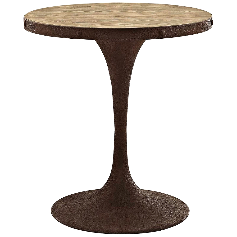 Drive 30" High Brown Small Round Dining Table - Style # 33R84 - Image 0