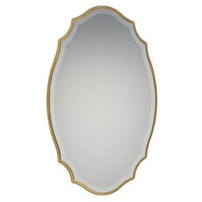 Blaisdell Horizontal Traditional Gold Accent Mirror - Image 0