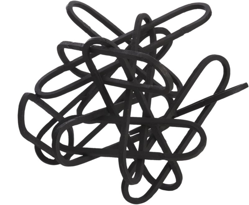 Links Black Sculpture - Image 5