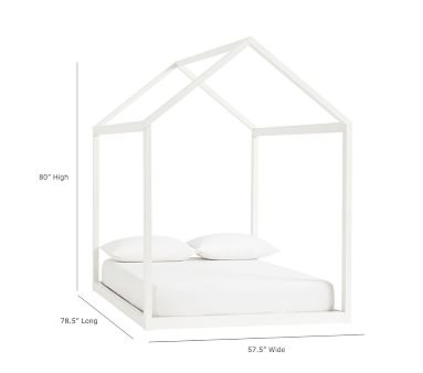 Camden House Bed, Full, Simply White, UPS - Image 2