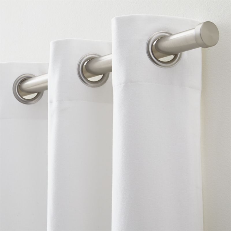 Wallace 52"x108" White Grommet Curtain Panel - Image 4