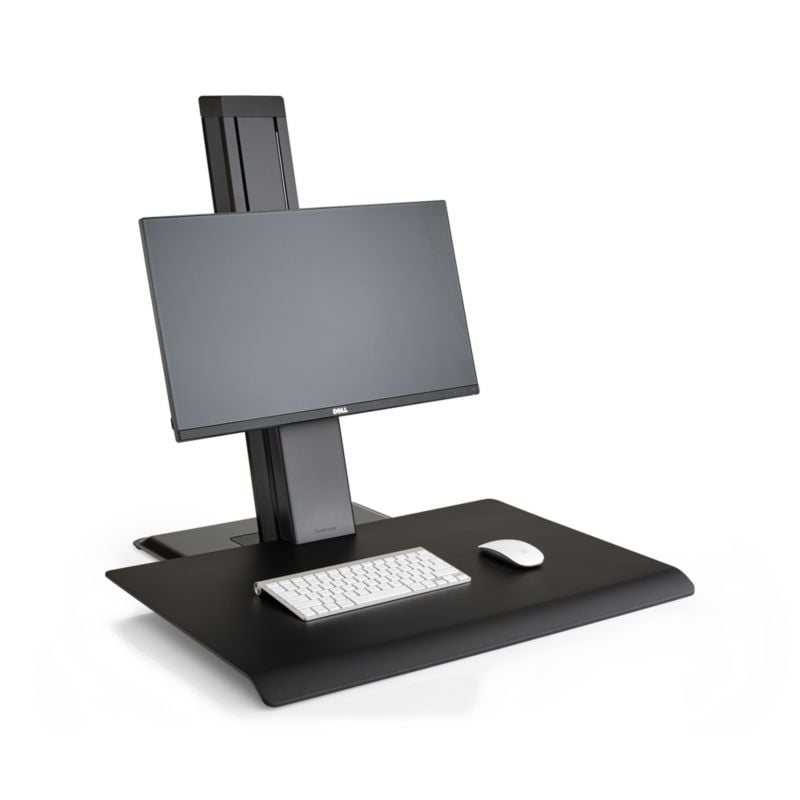 Humanscale ® Black Single Monitor Quickstand Eco Standing Desk Converter - Image 3