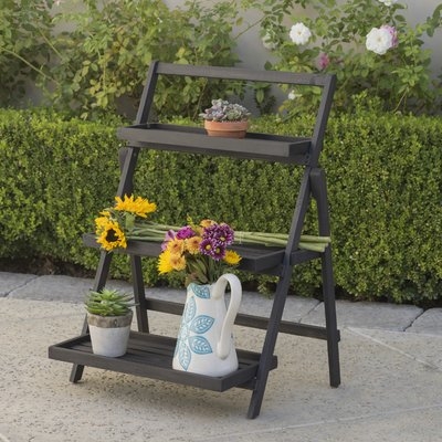 Goreville Modern Outdoor Multi-Tiered Plant Stand - Image 0