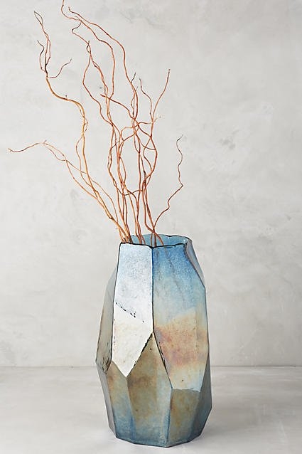 Iridescent Angles Vase - Sapphire - Image 2