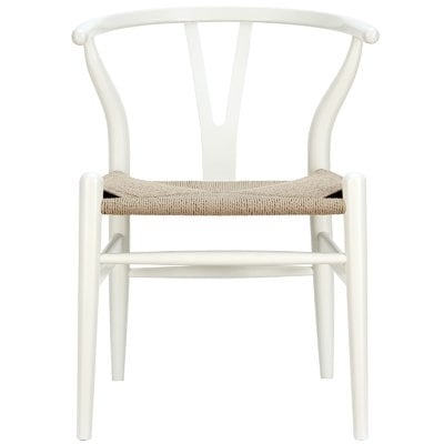 Wyn Solid Wood Weave Dining Chair - Image 0