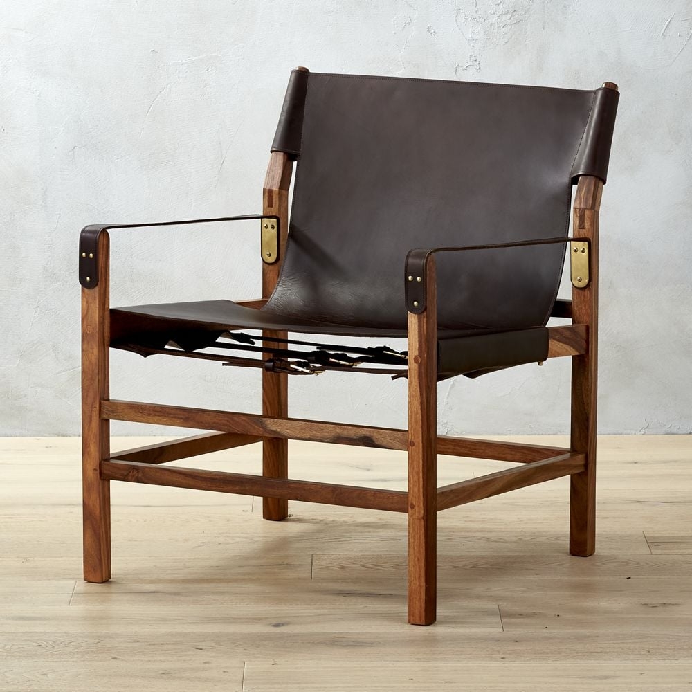 Expat II Leather Safari Chair - Image 0