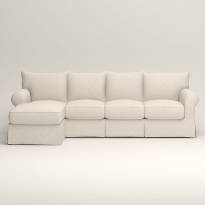 Bircham 2 - Piece Slipcovered Sectional with Sleeper Sofa - Image 0