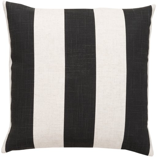 Simple Stripe Throw Pillow, 22" x 22", with poly insert - Image 2