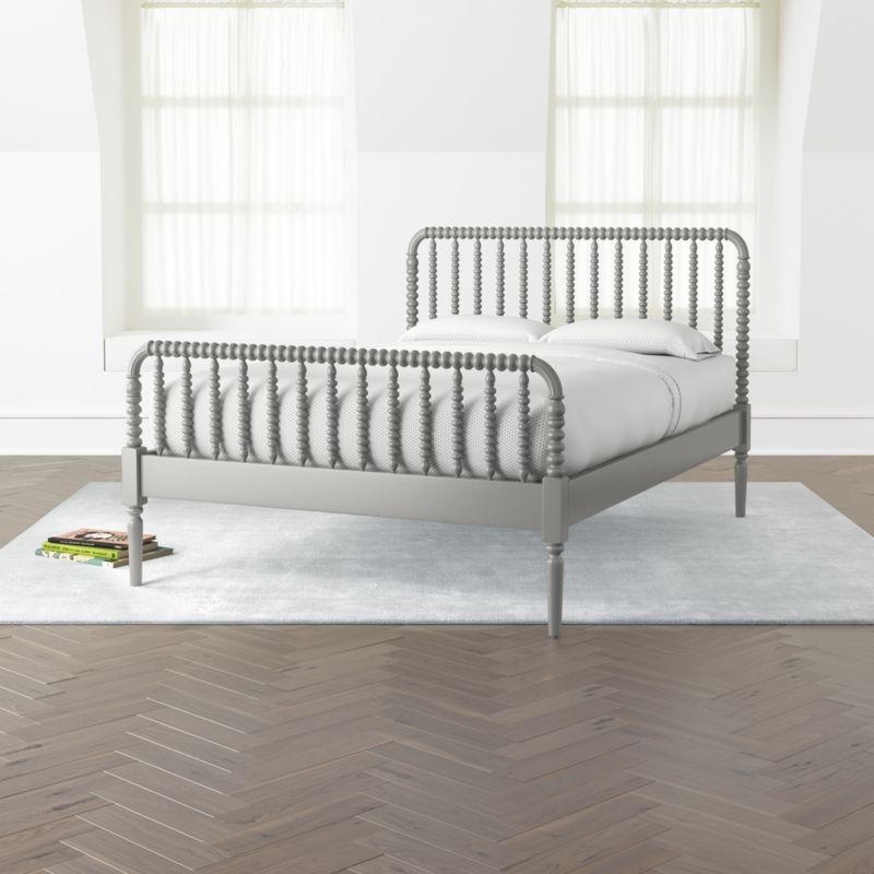 Jenny Lind Grey Queen Bed - Image 1