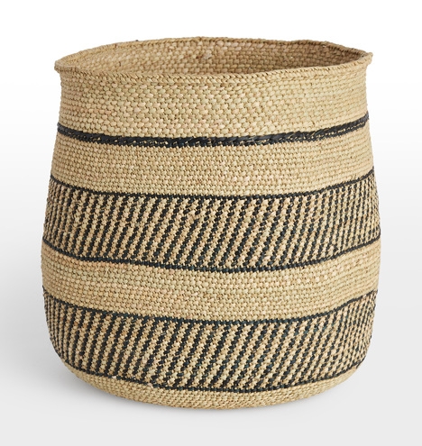 Iringa Basket - Black Stripe - Image 2