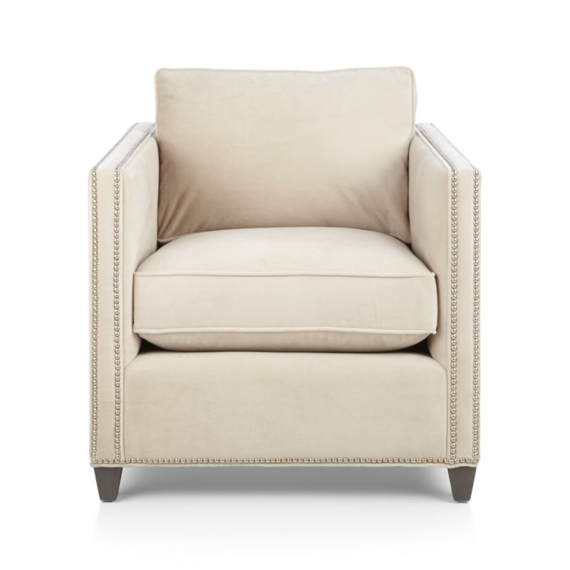 Dryden Chair with Nailheads - View Wheat - Image 1