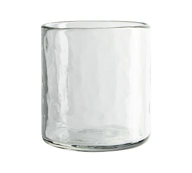 Hammered Short Drinking Glasses, 8.8 oz., Set of 4 - Clear - Image 0