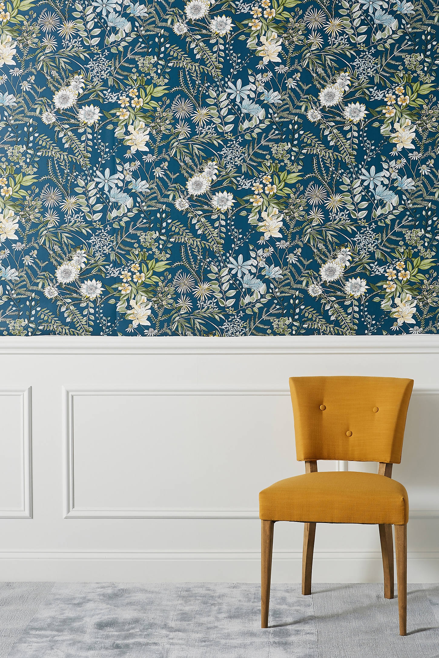 Full Bloom Wallpaper By Anthropologie in Blue - Image 0