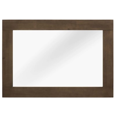 Burson Wood Frame Mirror in Walnut - Image 0