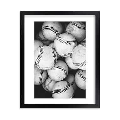 Play Ball Framed Art by Minted(R), 8"x10", Black - Image 0