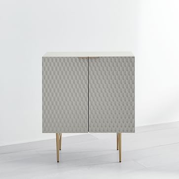 Audrey Small Cabinet, Mist Gray - Image 4