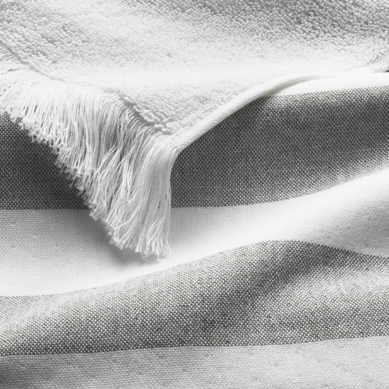 Cedros Grey Hammam Hand Towel - Image 1