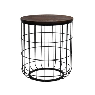 Helsel Industrial Wire End Table - Image 0