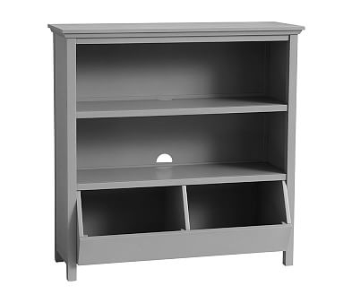 Cameron Storage Bookcase, Charcoal, Standard UPS Delivery - Image 0