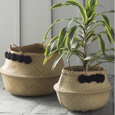 Wicker Collapsible 2 Piece Basket Set - Image 0