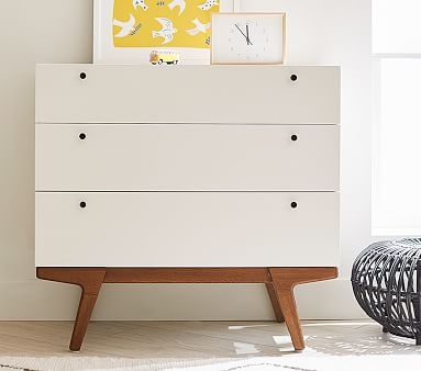 west elm x pbk Modern Dresser, White Lacquer, Flat Rate - Image 0