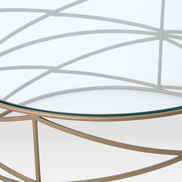 Sculptural Brass Coffee Table - Image 3