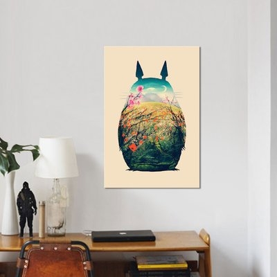 'Tonari no Totoro' Graphic Art Print on Canvas - Image 0
