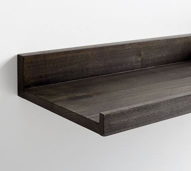 Holman Handmade Floating Shelf, 3', Charcoal - Image 1