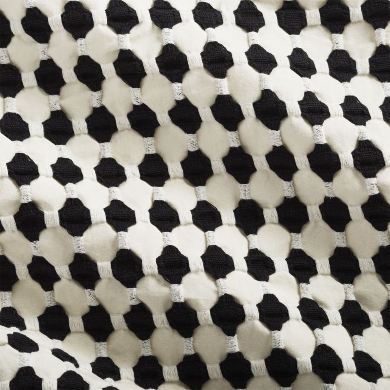 Estela Matlesse Black and White Standard Shams Set of 2 - Image 2
