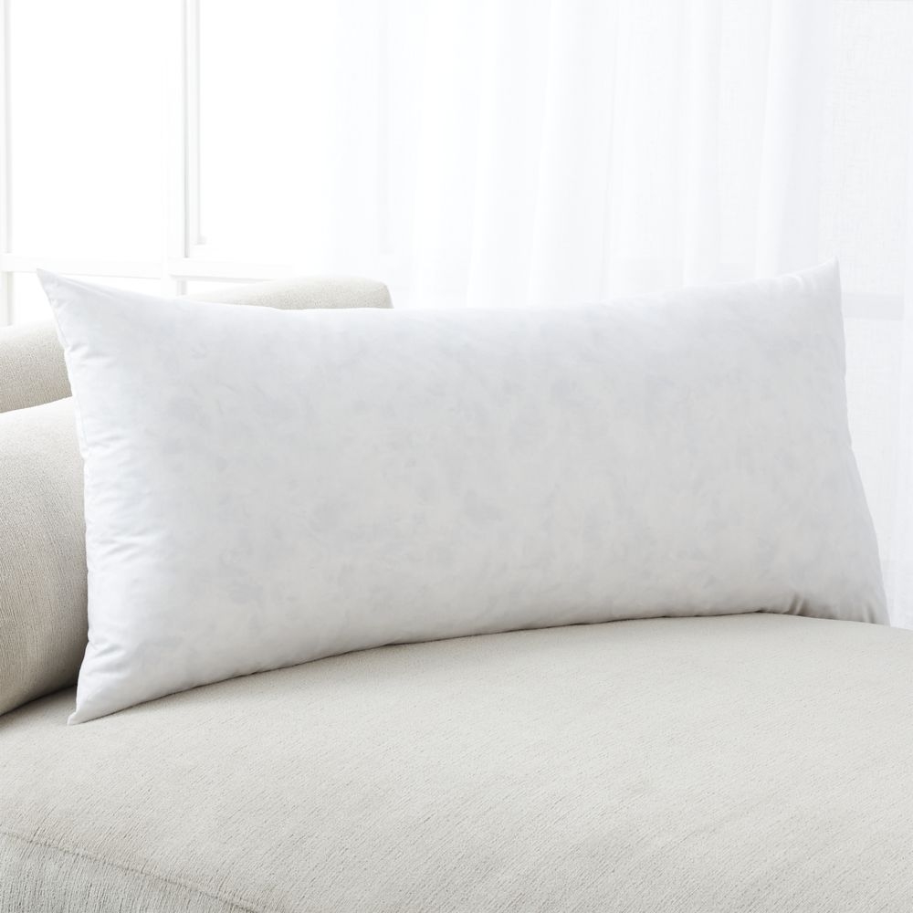 Feather-Down Pillow Insert 36"x16" - Image 0