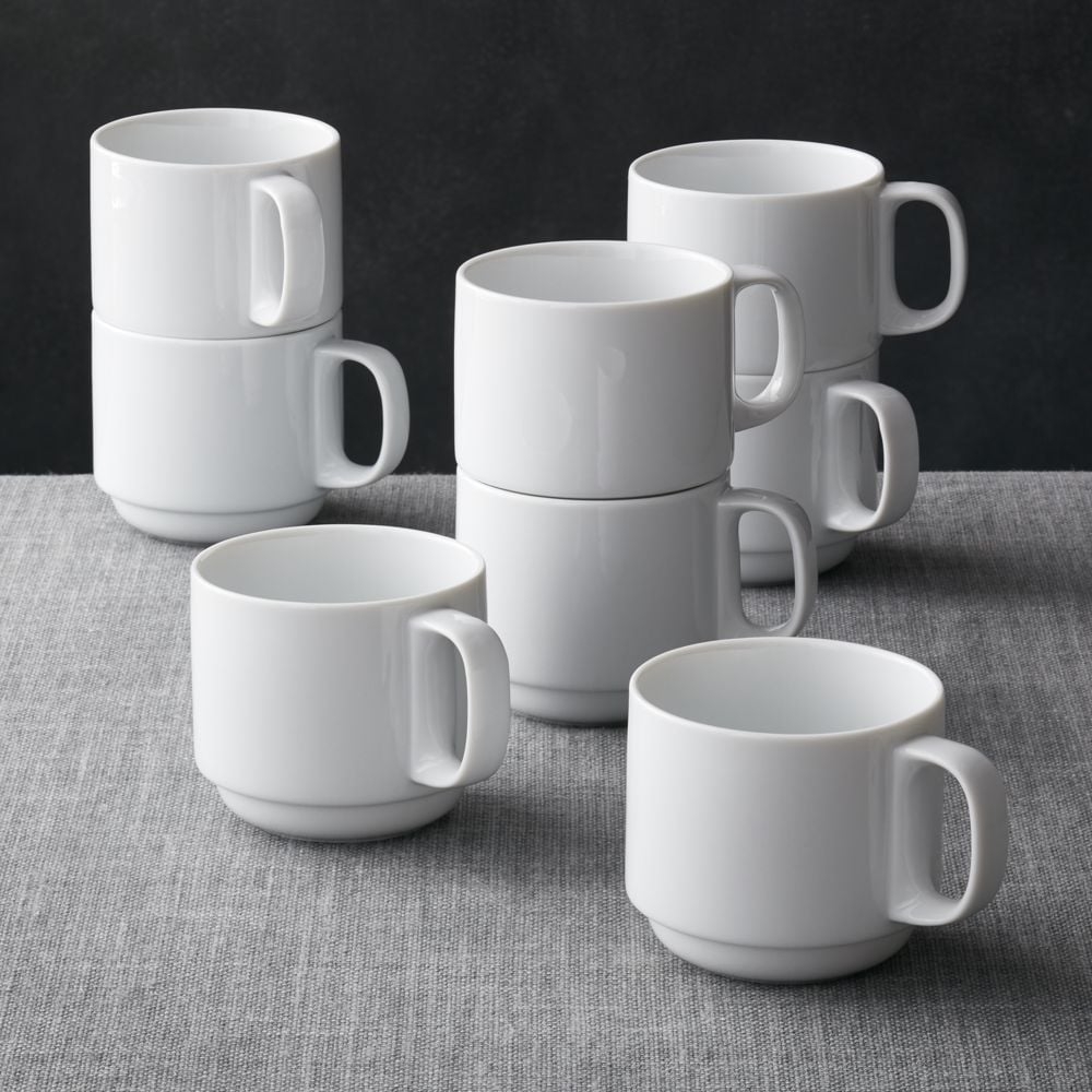 Logan 12-oz. Stacking Mugs, Set of 8 - Image 0