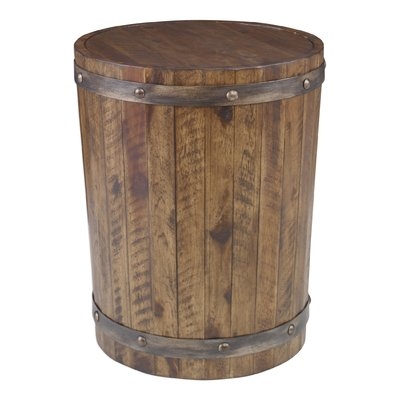 Berkshire Wine Barrel End Table - Image 0