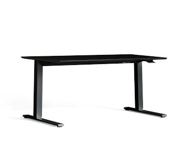 Humanscale(R) Sit-Stand Desk, Small, Black Base/Black Top - Image 3