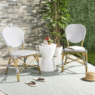 Lintgen French Stacking Patio Dining Chair - Image 0
