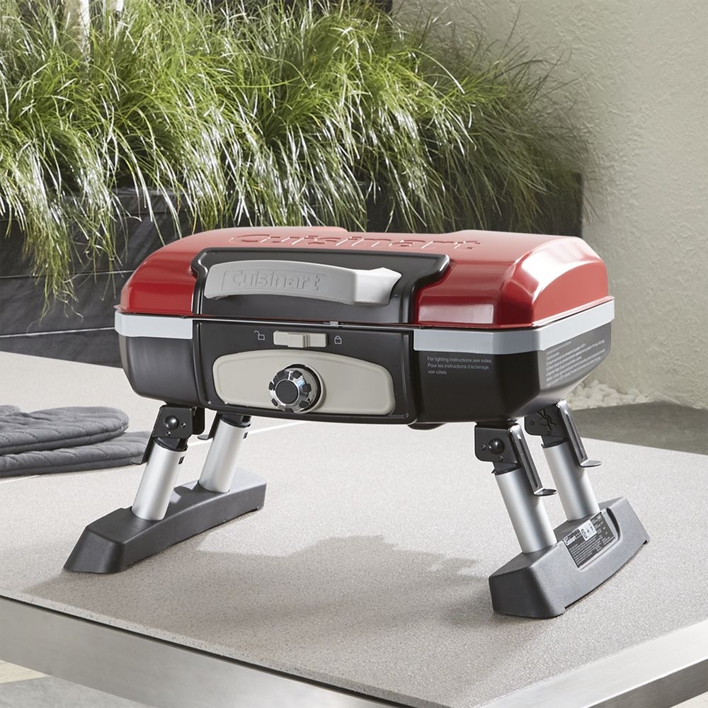 Cuisinart ® Petite Red Portable Outdoor Propane Gas Grill - Image 0