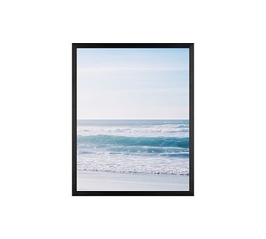 Turquoise Seas Framed Print by Cindy Taylor, 16 x 20", Wood Gallery Frame, Black, No Mat - Image 0