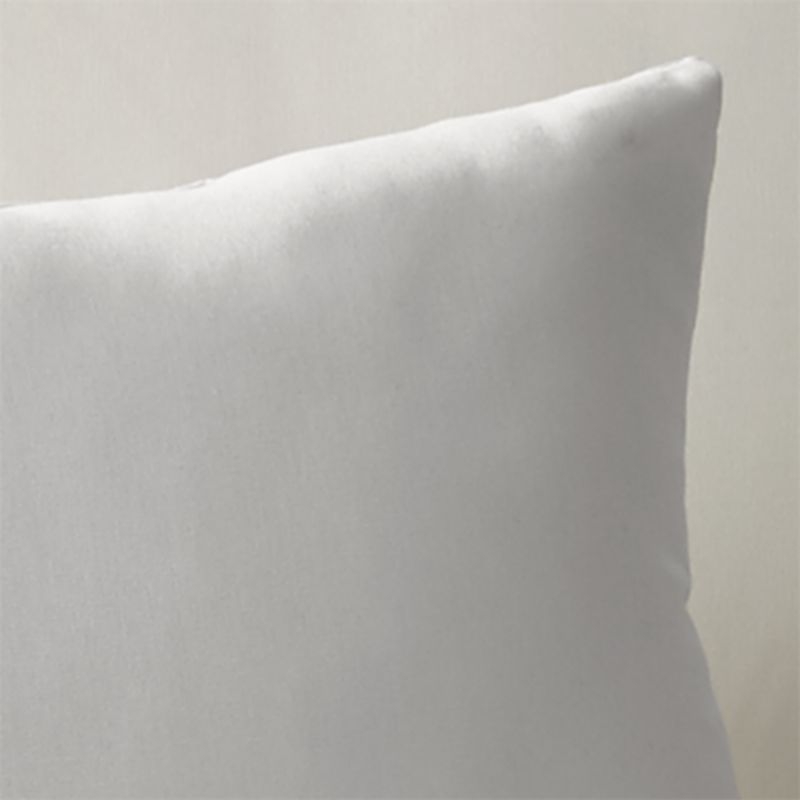 Sunbrella ® 20"x13" White Sand Outdoor Lumbar Pillow - Image 1