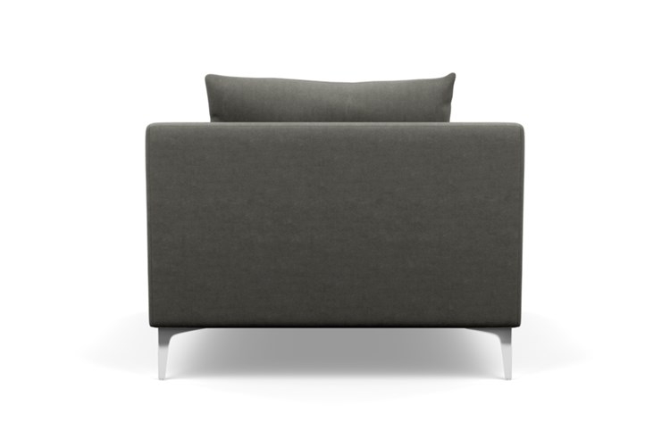 Sloan Chaise Chaise Lounge with Grey Tent Fabric, down alt. cushions, and Chrome Plated legs - Image 3