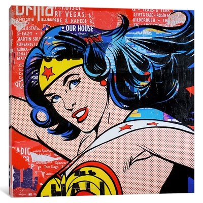 'Wonder Woman I' Graphic Art Print on Canvas - Image 0