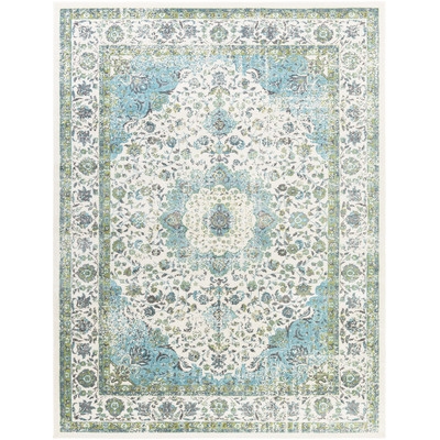 Cullivan Oriental Charcoal/Lime Area Rug, Back in Stock Sep 7, 2021. - Image 0