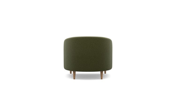 Tegan Accent Chair with Green Evergreen Fabric and Natural Oak legs - Image 3