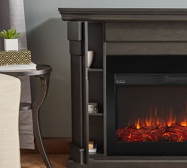 Real Flame(R) Carlisle Grand Electric Fireplace, Gray - Image 1