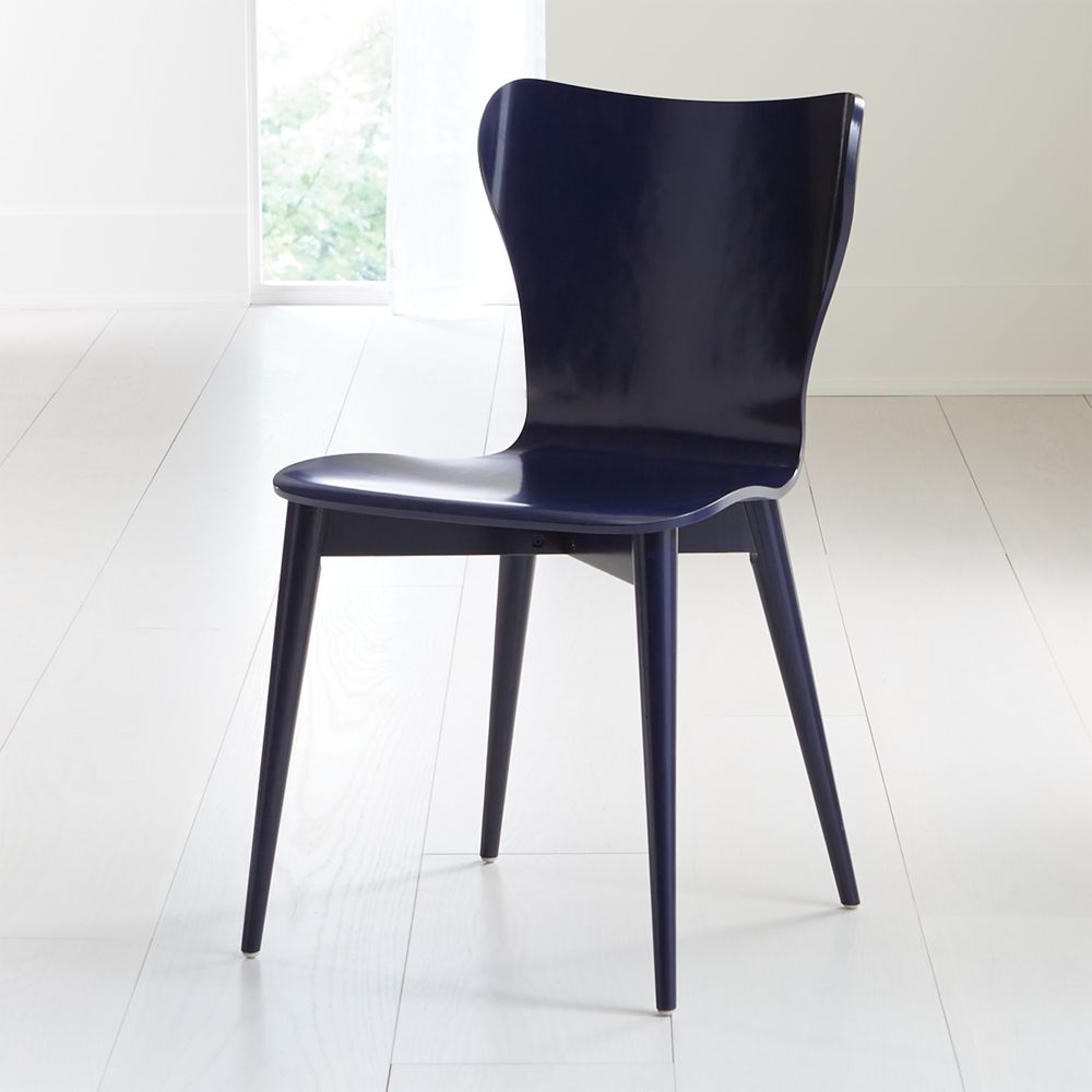 Brera Indigo Bentwood Dining Chair - Image 0