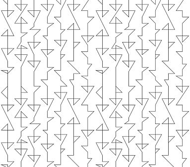 Chasing Paper Wallpaper, Line Triangles - Image 1