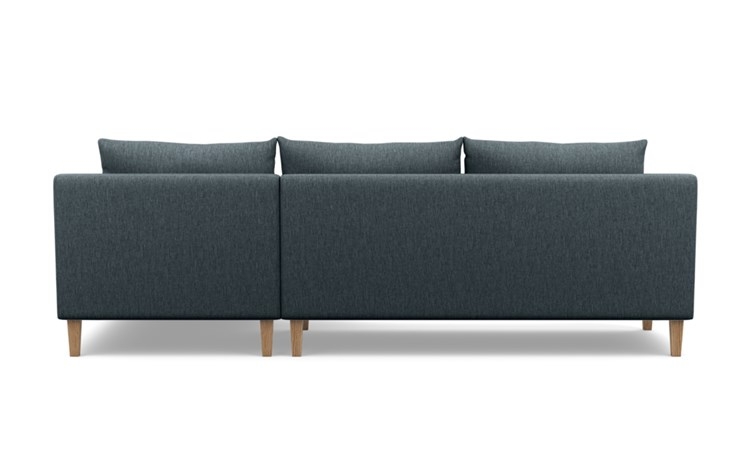 Sloan Right Sectional with Blue Rain Fabric and Natural Oak legs - Image 3