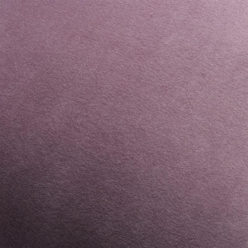 Brenner Lavender Velvet Pillow with Down-Alternative Insert 20" - Image 3