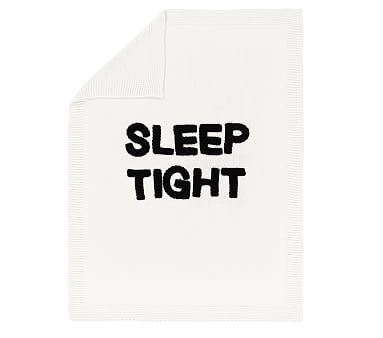 Sleep Tight Baby Blanket , Black/white - Image 0